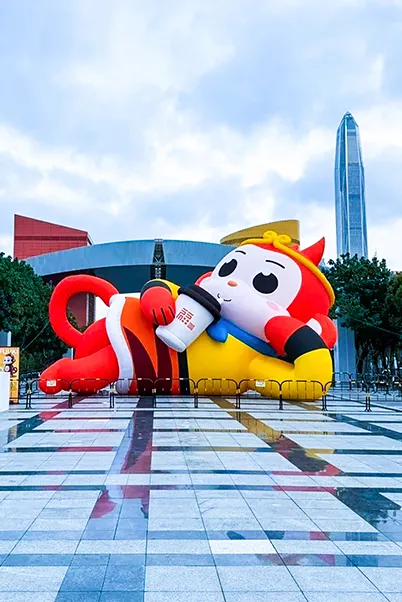 齐天大圣深圳市民中心福田地标吉祥物 12.2025年上海美陈展叁陆零展品