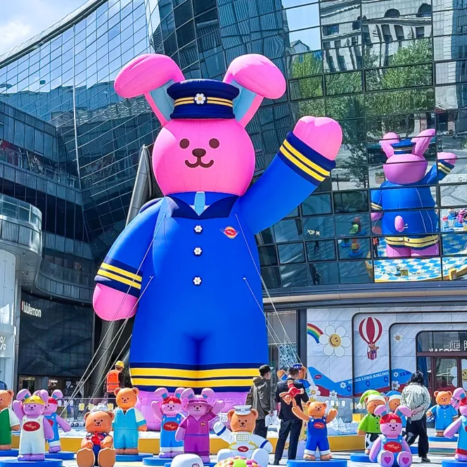 卡通兔子吉祥物气模